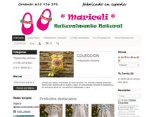 Tablet Screenshot of mariceli-baby.com